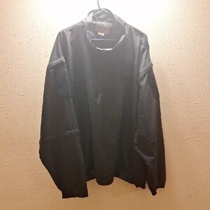 Men's Classic Black Windbreaker